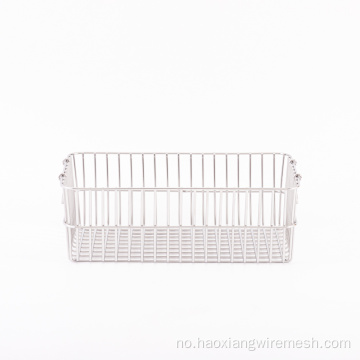 Rektangel Wire Mesh Basket for lagring